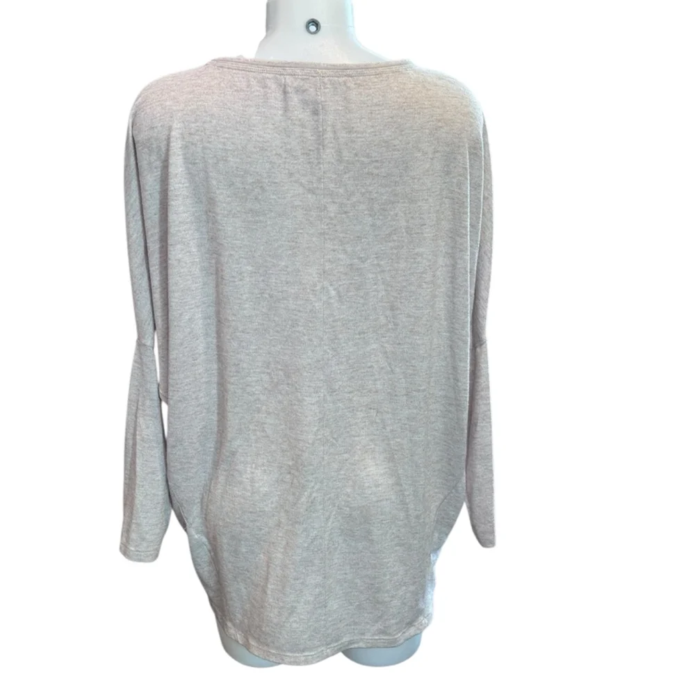 Women's White House Black Market Beige Dolman Sleeve Top M euc - Picture 2 of 3